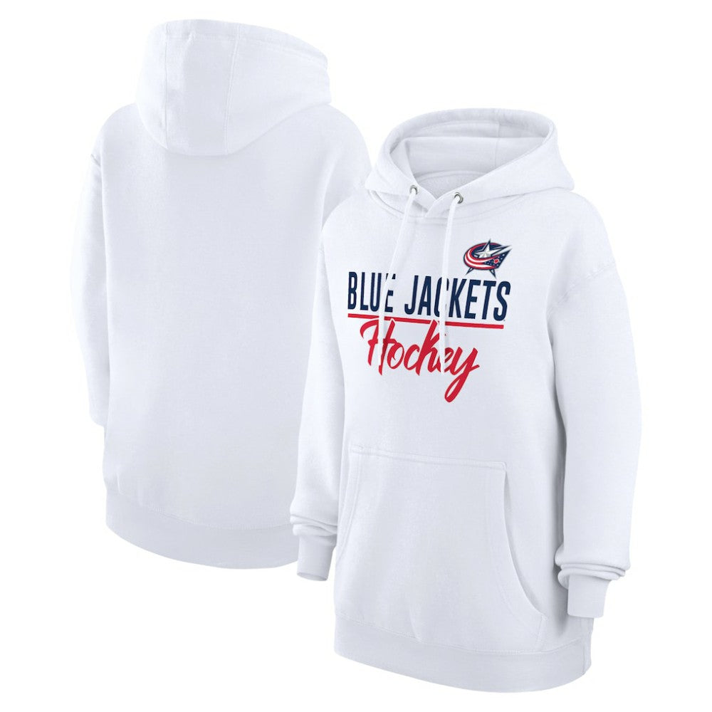 Columbus Blue Jackets G-III 4Her by Carl Banks Women's Team Fleece Pullover Hoodie