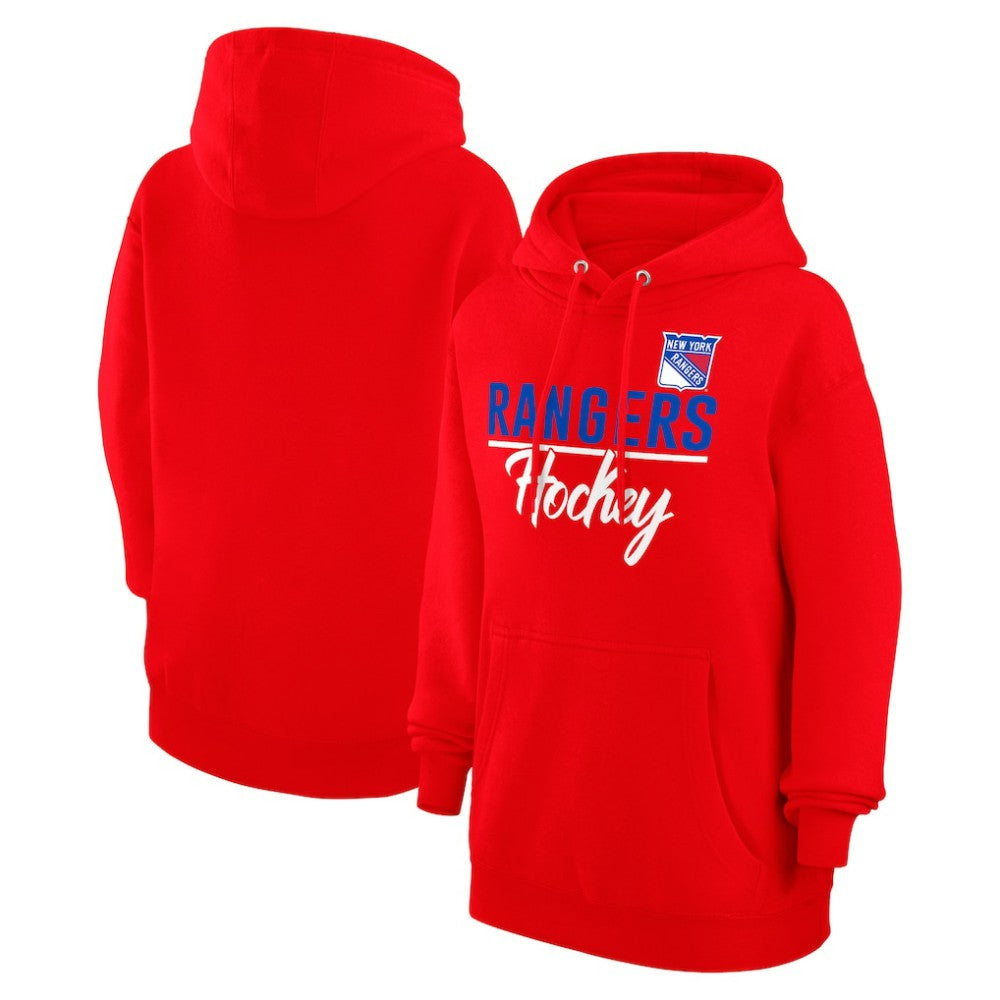 New York Rangers G-III 4Her by Carl Banks Women's Team Fleece Pullover Hoodie