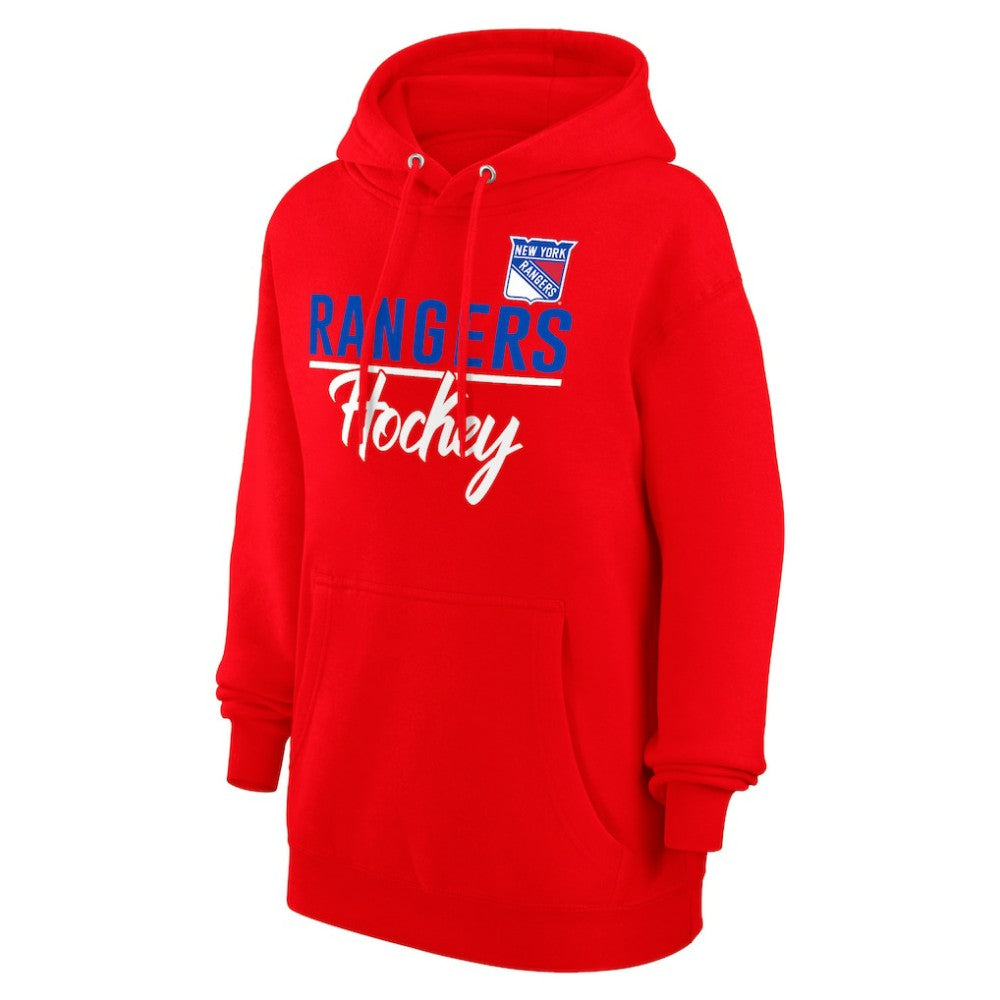 New York Rangers G-III 4Her by Carl Banks Women's Team Fleece Pullover Hoodie