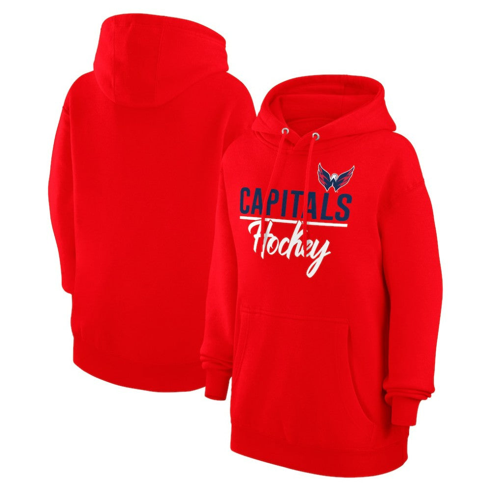 Washington Capitals G-III 4Her by Carl Banks Women's Team Fleece Pullover Hoodie