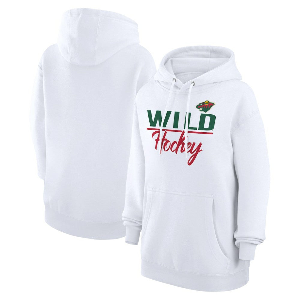 Minnesota Wild G-III 4Her by Carl Banks Women's Team Fleece Pullover Hoodie
