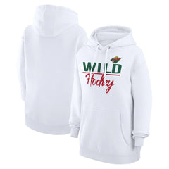 Minnesota Wild G-III 4Her by Carl Banks Women's Team Fleece Pullover Hoodie