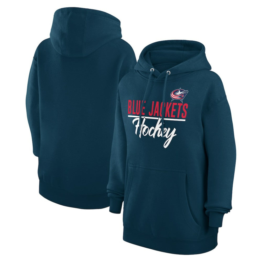 Columbus Blue Jackets G-III 4Her by Carl Banks Women's Team Fleece Pullover Hoodie