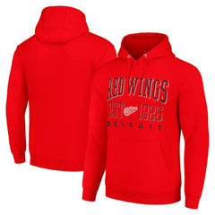 Detroit Red Wings Starter Retro Graphic Pullover Hoodie