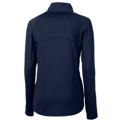 Chicago Cubs Cutter & Buck Women's City Connect Adapt Eco Knit Recycled Half-Zip Pullover Top - Navy