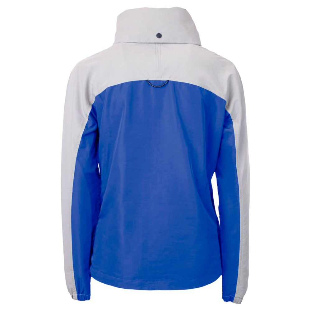 Los Angeles Dodgers Cutter & Buck Women's City Connect Charter Eco Recycled Half-Zip Anorak Jacket - Royal