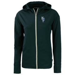 Kansas City Royals Cutter & Buck Women's City Connect Daybreak Eco Recycled Full-Zip Hoodie - Navy