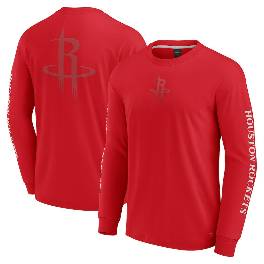 Houston Rockets Elements Strive Long Sleeve T-Shirt  - Red | Fanatics on sale