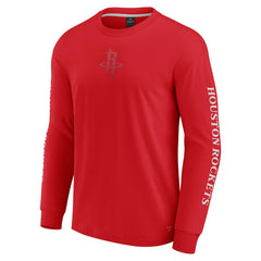 Houston Rockets Elements Strive Long Sleeve T-Shirt  - Red | Fanatics on sale