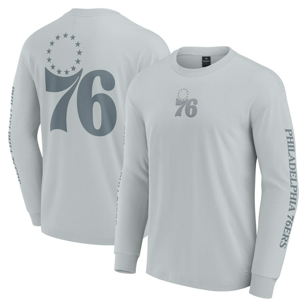 Philadelphia 76ers Elements Strive Long Sleeve T-Shirt  - Gray | Fanatics online