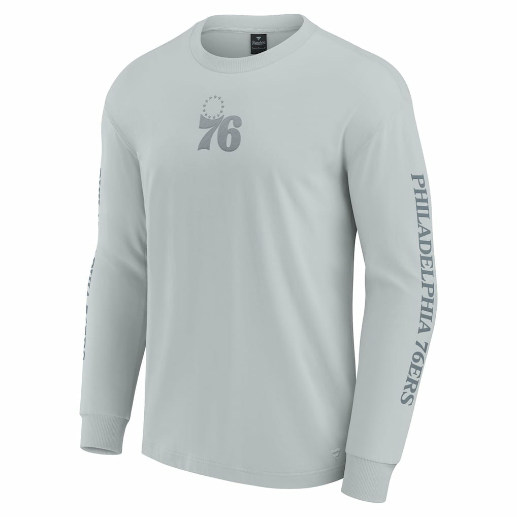 Philadelphia 76ers Elements Strive Long Sleeve T-Shirt  - Gray | Fanatics online