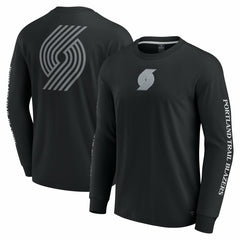 Portland Trail Blazers Elements Strive Long Sleeve T-Shirt  - Black | Fanatics online