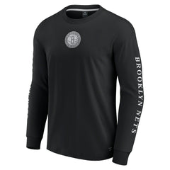 Brooklyn Nets Elements Strive Long Sleeve T-Shirt  - Black | Fanatics online