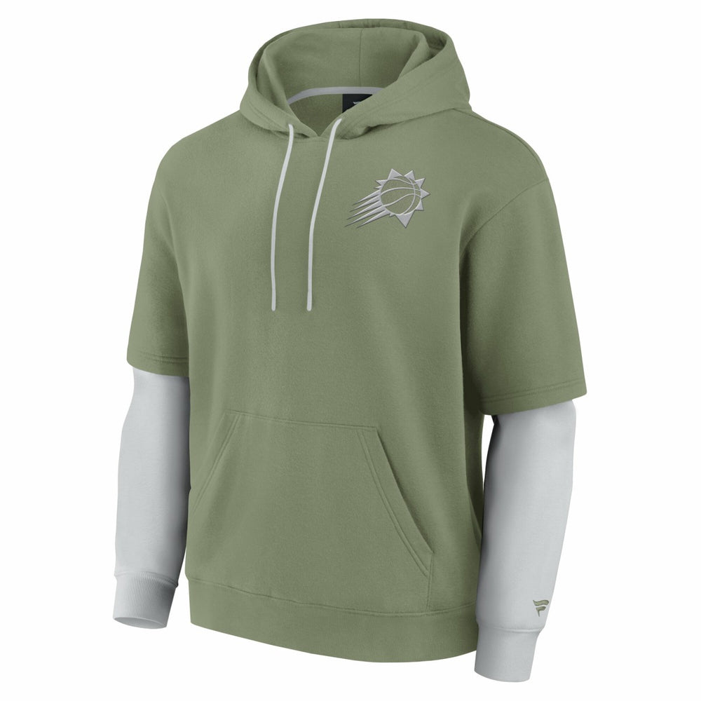 Phoenix Suns Elements Sleek Pullover Hoodie - Olive | Fanatics discount