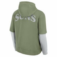 Phoenix Suns Elements Sleek Pullover Hoodie - Olive | Fanatics discount