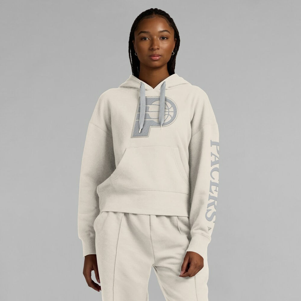 Indiana Pacers Women's Elements Next Pullover Hoodie - Cream | Fanatics outlet