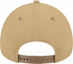Chicago Cubs Logo Essentials 9FORTY A-Frame Adjustable Hat - Khaki | New Era
