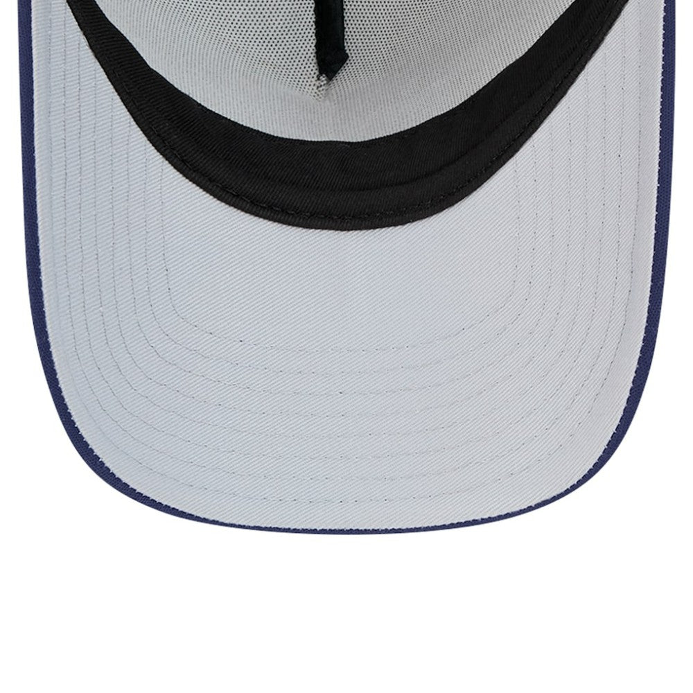 Chicago White Sox Retro Wordmark 9FORTY A-Frame Trucker Adjustable Hat - White | New Era
