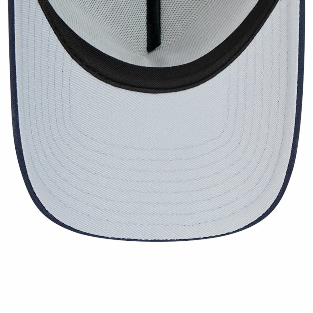 Houston Astros Retro Wordmark 9FORTY A-Frame Trucker Adjustable Hat - White | New Era