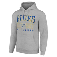 St. Louis Blues Starter Retro Graphic Pullover Hoodie