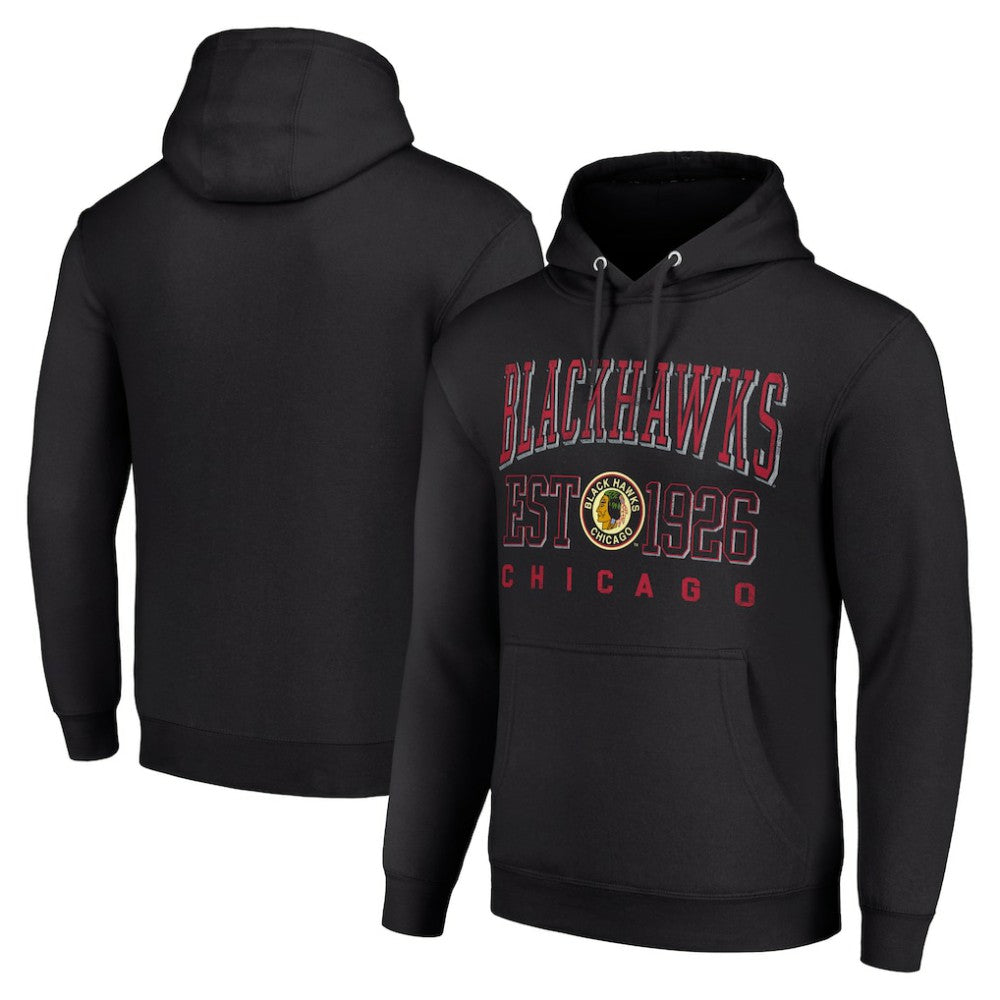 Chicago Blackhawks Starter Retro Graphic Pullover Hoodie