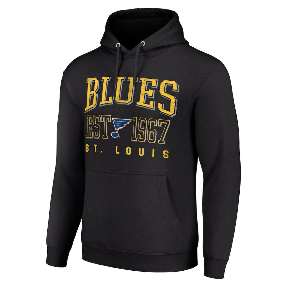 St. Louis Blues Starter Retro Graphic Pullover Hoodie