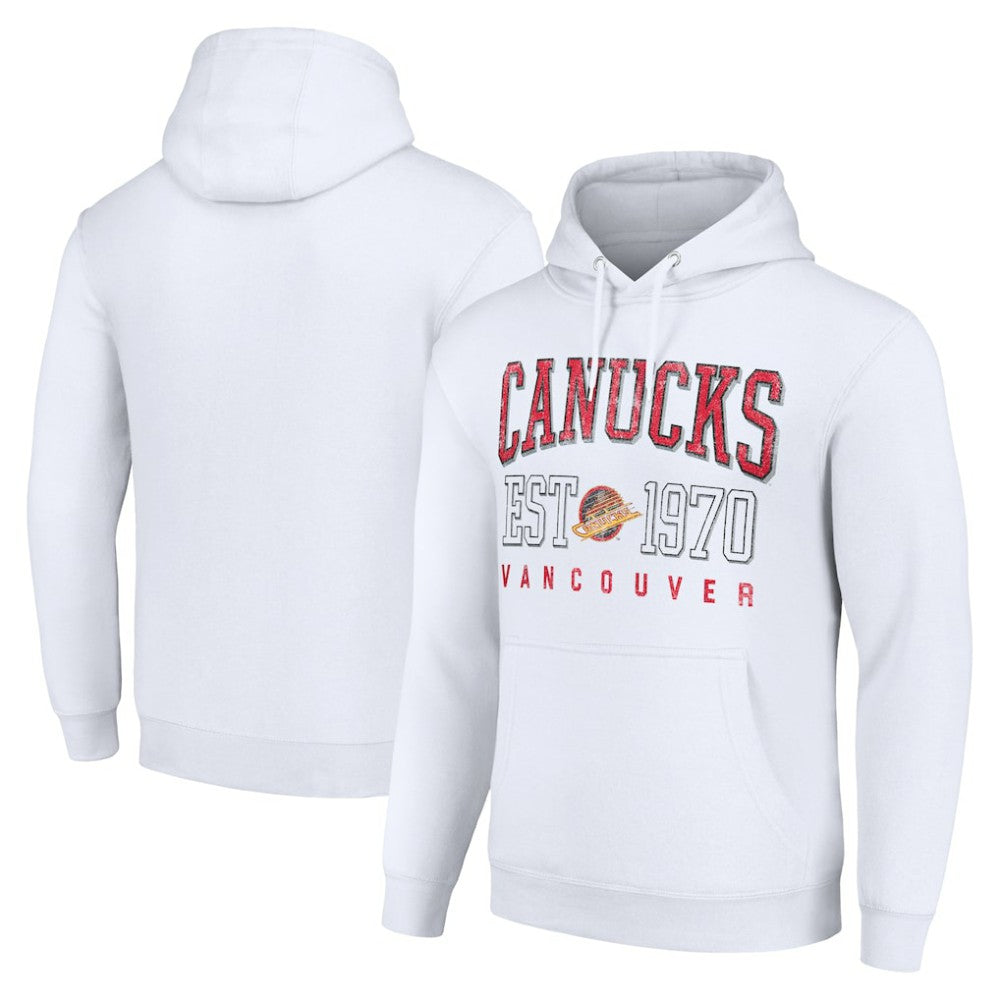 Vancouver Canucks Starter Retro Graphic Pullover Hoodie