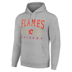 Calgary Flames Starter Retro Graphic Pullover Hoodie