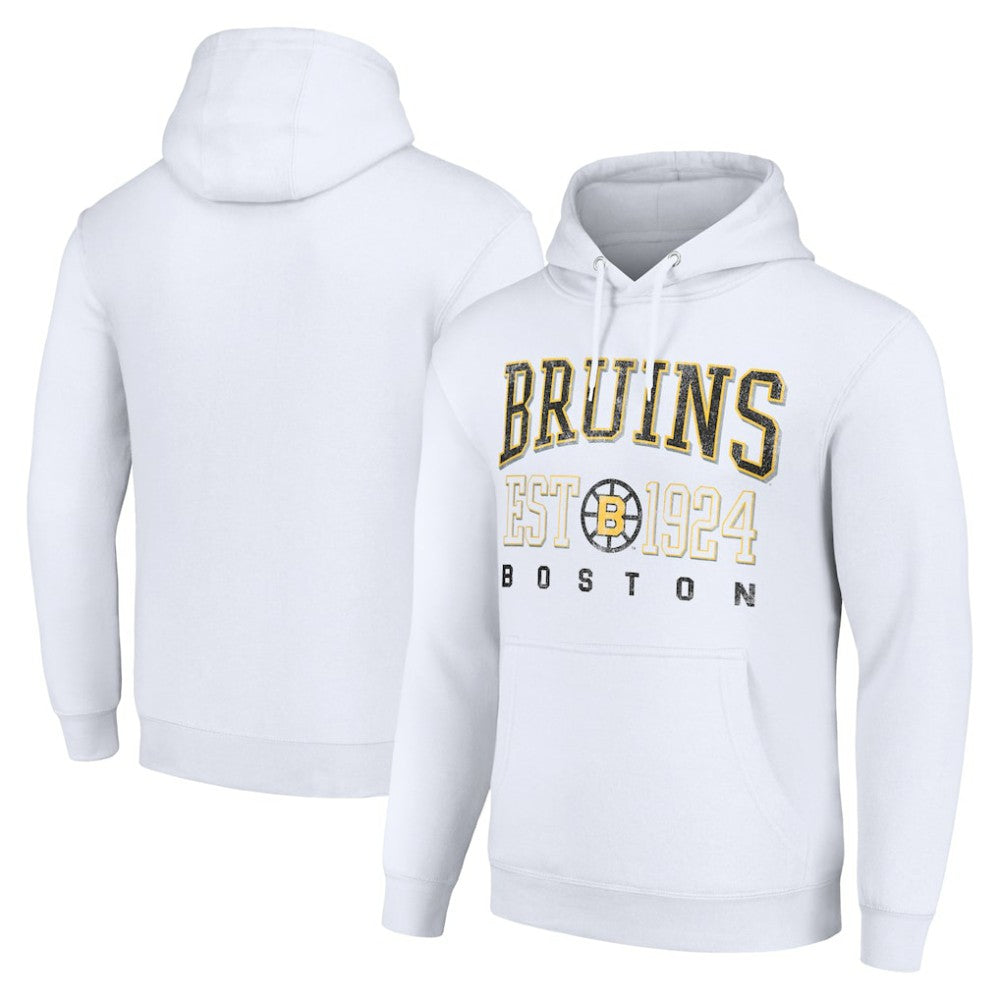 Boston Bruins Starter Retro Graphic Pullover Hoodie