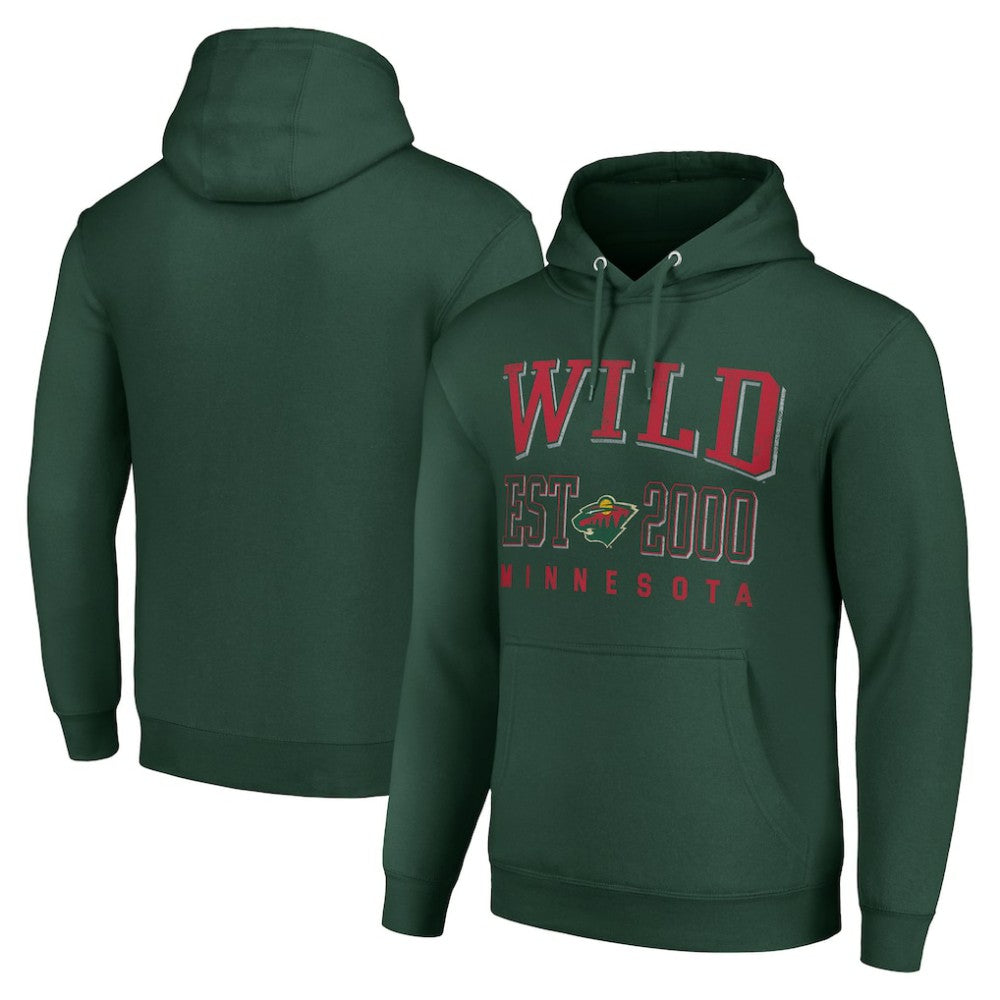 Minnesota Wild Starter Graphic Pullover Hoodie