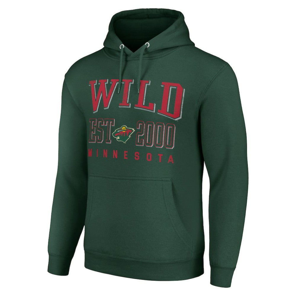 Minnesota Wild Starter Graphic Pullover Hoodie