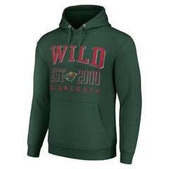Minnesota Wild Starter Graphic Pullover Hoodie