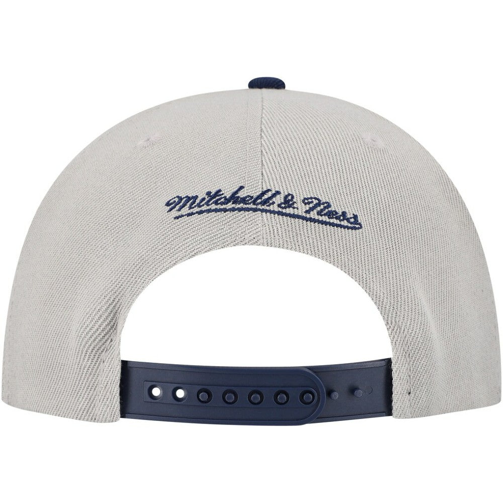 Detroit Tigers Knock Out Panel Snapback Hat - Gray | Mitchell & Ness