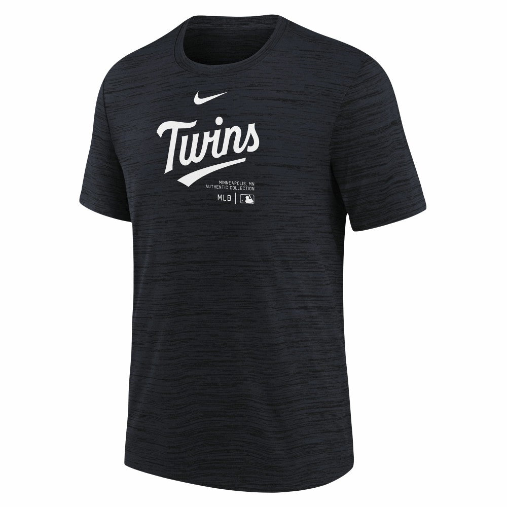 Minnesota Twins Youth Authentic Collection Practice Performance T-Shirt - Navy | Nike