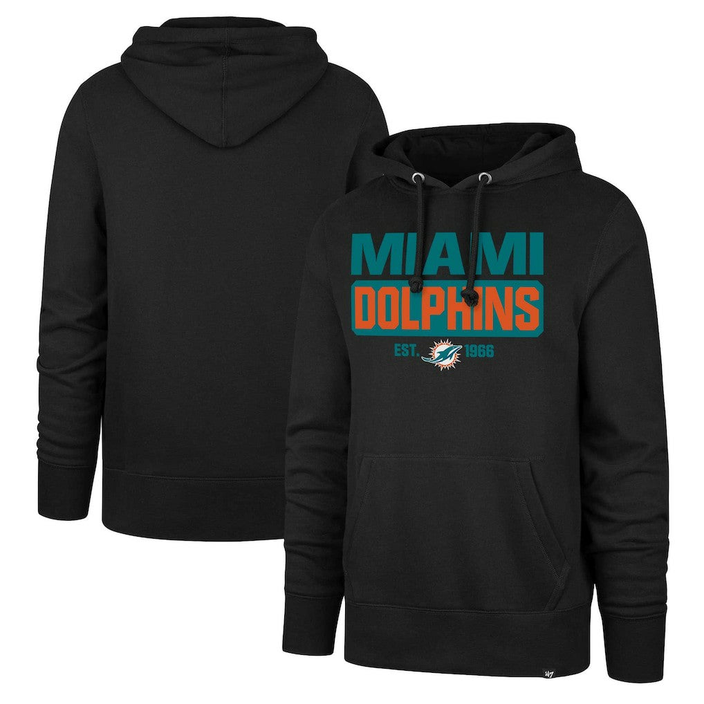 NFL Miami Dolphins '47 Box Out Headline Pullover Hoodie