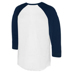 Seattle Mariners Tiny Turnip Unisex Butterfly Glove 3/4-Sleeve Raglan T-Shirt - White/Navy