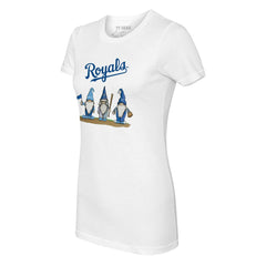 Kansas City Royals Tiny Turnip Women's Gnomes T-Shirt - White