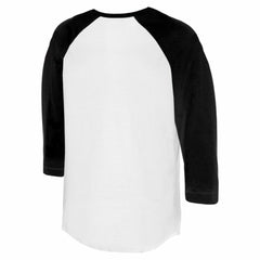 San Francisco Giants Tiny Turnip Unisex Triceratops 3/4-Sleeve Raglan T-Shirt - White/Black