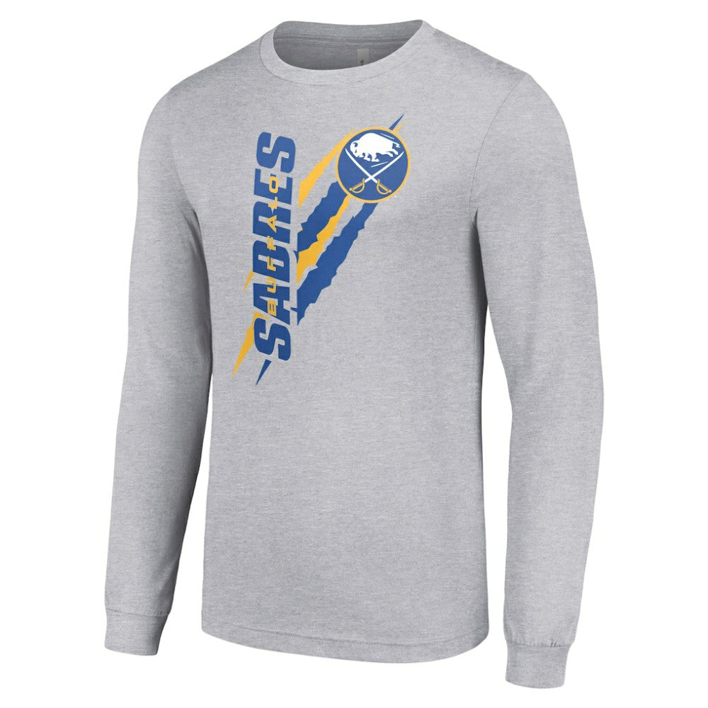 Buffalo Sabres Starter Color Scratch Long-Sleeve T-Shirt