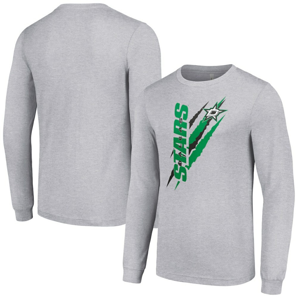 Dallas Stars Starter Color Scratch Long-Sleeve T-Shirt