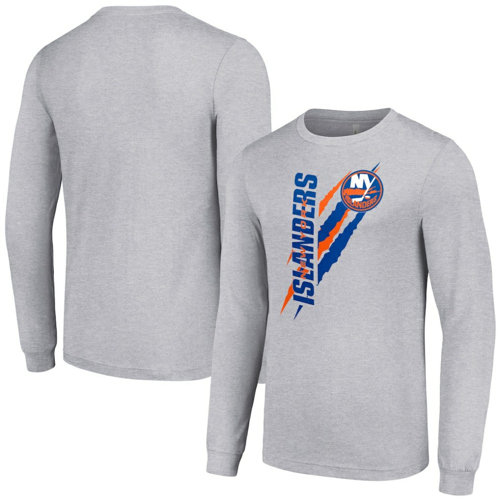 New York Islanders Starter Color Scratch Long-Sleeve T-Shirt