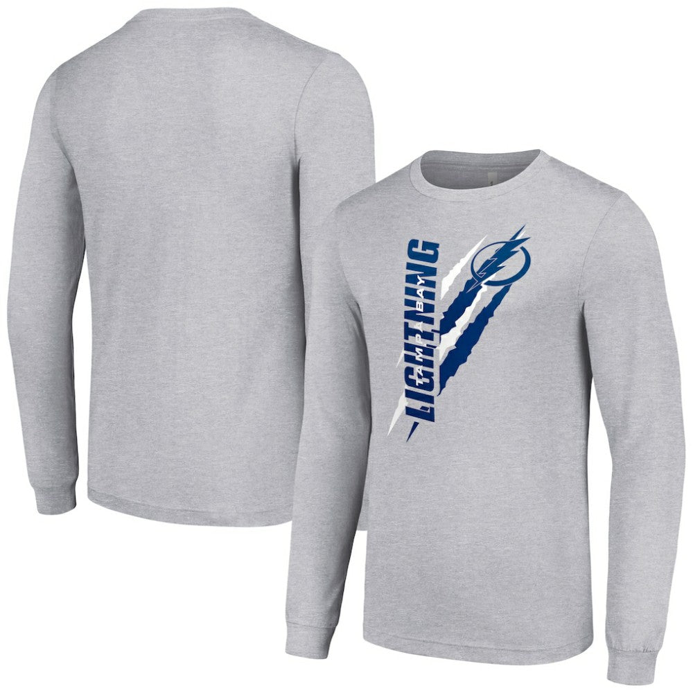 Tampa Bay Lightning Starter Color Scratch Long-Sleeve T-Shirt