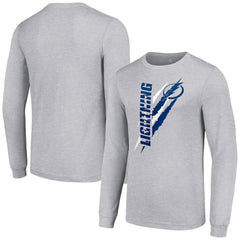 Tampa Bay Lightning Starter Color Scratch Long-Sleeve T-Shirt