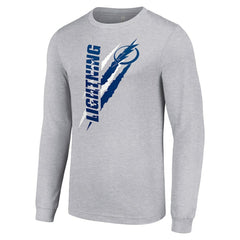 Tampa Bay Lightning Starter Color Scratch Long-Sleeve T-Shirt