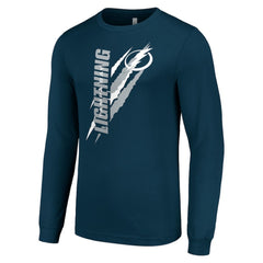 Tampa Bay Lightning Starter Color Scratch Long-Sleeve T-Shirt