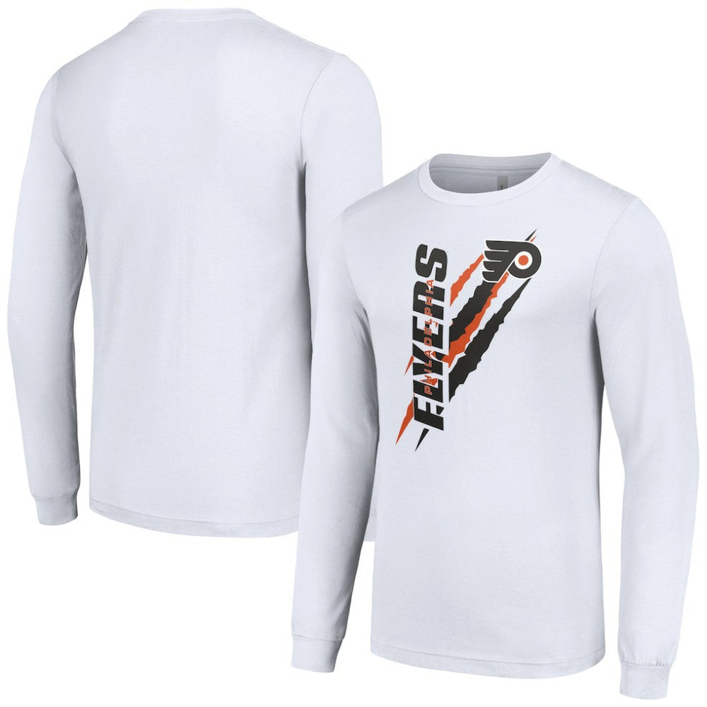 Philadelphia Flyers Starter Color Scratch Long-Sleeve T-Shirt