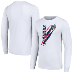 Florida Panthers Starter Color Scratch Long-Sleeve T-Shirt
