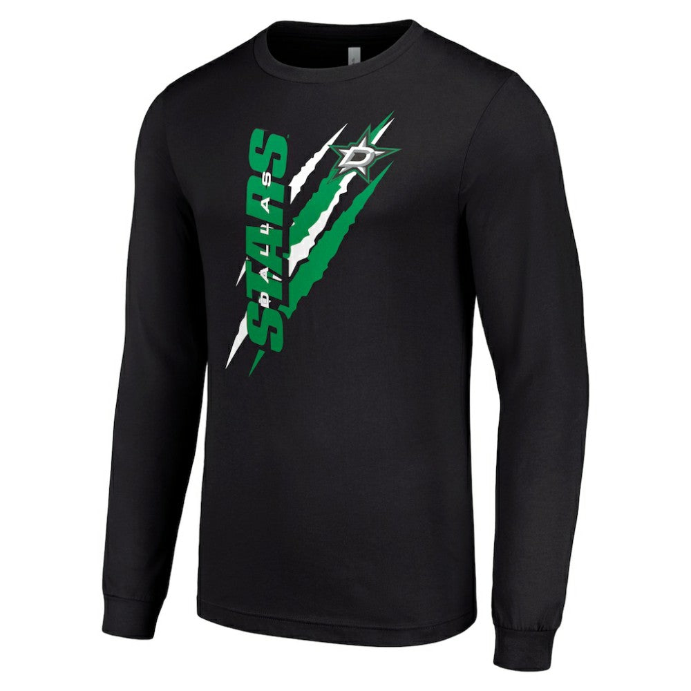 Dallas Stars Starter Color Scratch Long-Sleeve T-Shirt