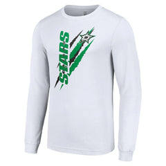 Dallas Stars Starter Color Scratch Long-Sleeve T-Shirt