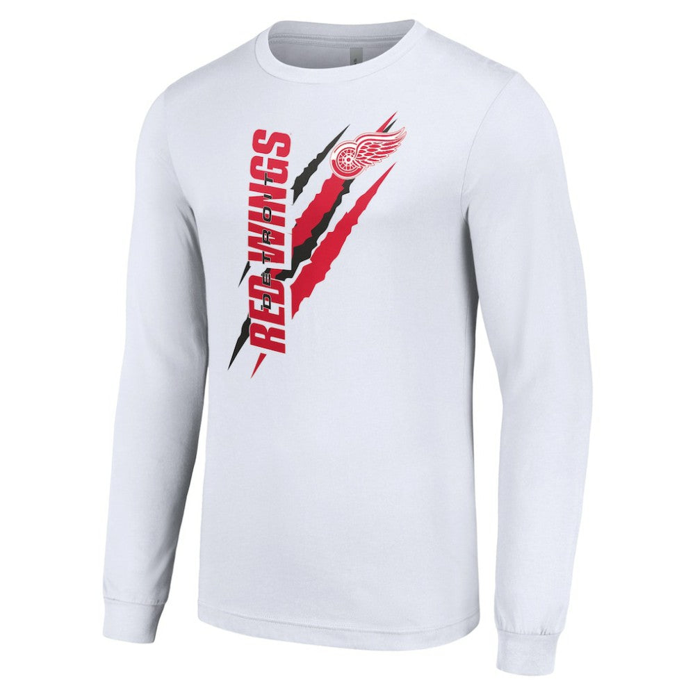 Detroit Red Wings Starter Color Scratch Long-Sleeve T-Shirt
